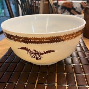 Pyrex Federal American Eagle Nesting Bowl MCM Collectible 478-B 70’s 3 Quart